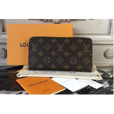 Louis Vuitton M41896 Monogram Canvas Zippy Wallet Red