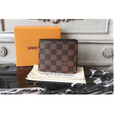 Louis Vuitton N60053 Damier Ebene Canvas Amerigo Wallet