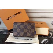 Louis Vuitton N63338 Enveloppe Carte de Visite Wallets Damier Ebene Canvas