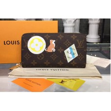 Louis Vuitton M60017 LV Zippy Wallet MY LV World Tour Monogram Canvas Wallet