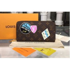 Louis Vuitton M60017 LV Zippy Wallet MY LV World Tour Monogram Canvas Wallet