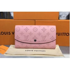 Louis Vuitton M60145 LV Mahina Leather Iris Wallet Pink