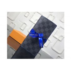 Louis Vuitton N64031 LV Vasco Wallet Damier Graphite Canvas Blue