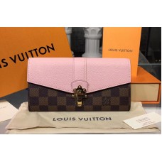 Louis Vuitton N64447 Clapton Wallet Damier Ebene Canvas Magnolia