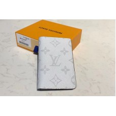 Louis Vuitton M30315 LV Pocket Organizer Wallet White Monogram Canvas