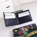 Gucci Black Stripe Leather Bi-fold Wallet