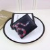 Gucci Black Kingsnake Print Leather Bi-fold Wallet