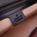 Gucci Diagonal GG Marmont Small Shoulder Bag 443497 Beige/Black 2019