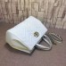 Gucci 443505 GG Marmont medium matelassé top handle bags White