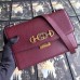 Gucci Zumi Grainy Leather Small Shoulder Bag 576338 Burgundy 2019