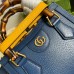 Gucci Diana Mini Tote Bag In Royal BlueLeather