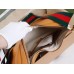 Gucci Attache Large Shoulder Bag In Dark Orange Leather
