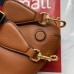 Gucci Blondie Mini Shoulder Bag In Brown Leather