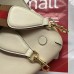 Gucci Blondie Mini Shoulder Bag In White Leather