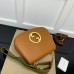 Gucci Blondie Medium Shoulder Bag In Brown Leather