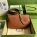 Gucci Blondie Small Shoulder Bag In Brown Leather