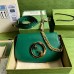 Gucci Blondie Small Shoulder Bag In Green Leather