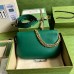 Gucci Blondie Small Shoulder Bag In Green Leather