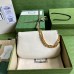 Gucci Blondie Small Shoulder Bag In White Leather