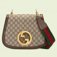 Gucci Blondie Medium Shoulder Bag In GG Supreme Canvas