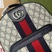 Gucci Ophidia Small Backpack In Blue GG Supreme