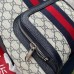 Gucci Ophidia Small Backpack In Blue GG Supreme