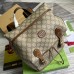 Gucci Medium Backpack In Beige GG Canvas with Interlocking G