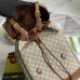 Gucci Medium Backpack In Beige GG Canvas with Interlocking G