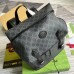 Gucci Medium Backpack In Black GG Canvas with Interlocking G