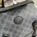 Gucci Medium Backpack In Black GG Canvas with Interlocking G