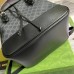 Gucci Medium Backpack In Black GG Canvas with Interlocking G