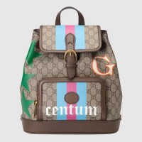 Gucci Backpack In Centum GG Canvas with Interlocking G