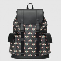 Gucci Bestiary Backpack In GG Supreme with Bees