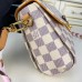 Louis Vuitton LV Croisette N50053 Damier Azur with Pink Braided Strap