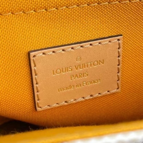 Louis Vuitton N60357 LV Croisette chain wallet in Damier Azur canvas With  Pink Leather Replica sale online ,buy fake bag