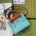 Gucci Diana Mini Tote Bag In Blue Leather