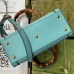 Gucci Diana Mini Tote Bag In Blue Leather