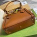 Gucci Diana Mini Tote Bag In Brown Leather