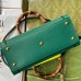 Gucci Diana Mini Tote Bag In Green Leather