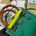 Gucci Diana Mini Tote Bag In Green Leather