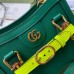 Gucci Diana Mini Tote Bag In Green Leather