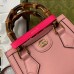 Gucci Diana Mini Tote Bag In Pink Leather