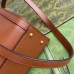 Gucci Diana Small Tote Bag In Brown Leather