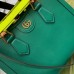 Gucci Diana Small Tote Bag In Green Leather