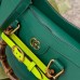 Gucci Diana Small Tote Bag In Green Leather