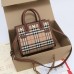 Burberry Vintage Plaid double handle Taylor handbag