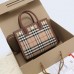 Burberry Vintage Plaid double handle Taylor handbag