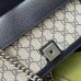 Gucci Dionysus Small Bag In Blue GG Supreme Canvas