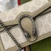 Gucci Dionysus Super Mini Bag In White GG Canvas