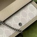 Gucci Dionysus Super Mini Bag In White GG Canvas